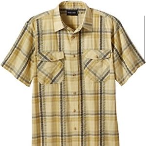 Stone Creek Plaid Seersucker Shirt size M